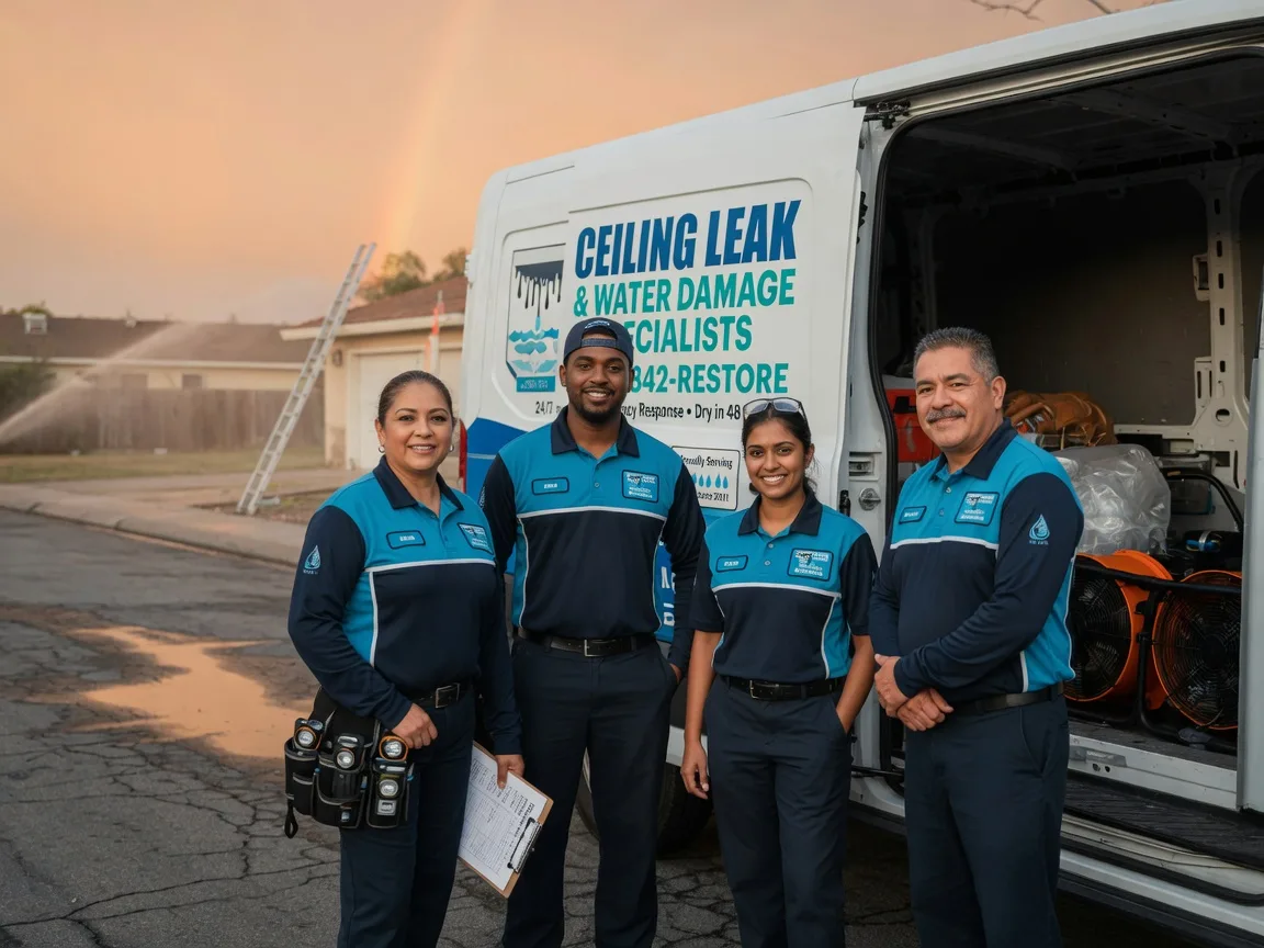 Ceiling Leak Cleanup company in Proctor, WV